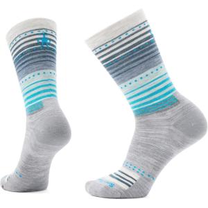 Smartwool Unisex Everyday Stitch Stripe Crew(Light Gray)