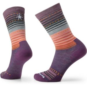 Smartwool Unisex Everyday Stitch Stripe Crew(Purple Iris)
