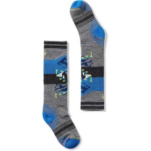 Smartwool Unisex Kid’s Wintersport Full Cushion Gondola Over The Calf Socks (Toddler/Little Big(Medium Gray)