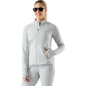 Smartwool Womens Active Fleece Jacket(Storm Gray)