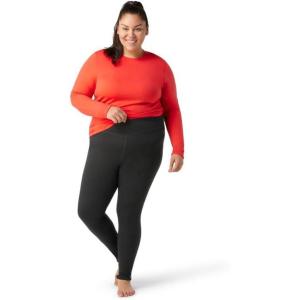 Smartwool Women’s Classic All-Season Merino Base Layer Bottom Plus, Base Layer Pants(Black)