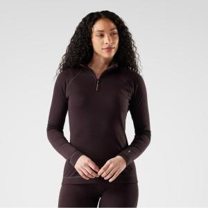 Smartwool Women’s Classic Thermal Merino Base Layer 1/4 Zip(Mink Heather)