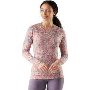Smartwool Women’s Classic Thermal Merino Base Layer Crew(Coral Reef Floral)