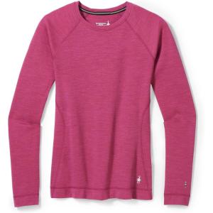 Smartwool Women’s Classic Thermal Merino Base Layer Crew(Festive Fuchsia Heather)