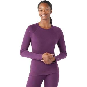 Smartwool Women’s Classic Thermal Merino Base Layer Crew(Purple Iris Heather)