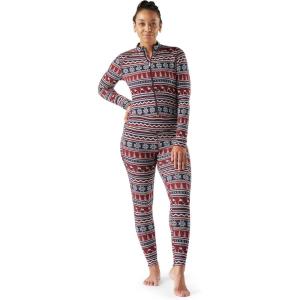 Smartwool Womens Classic Thermal Merino Base Layer One Piece(Currant Alpine Apres)