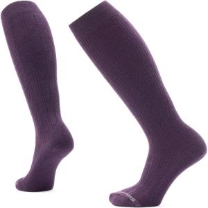 Smartwool Women’s Everyday Cable Knee High Socks(Purple Iris)
