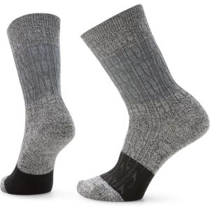Smartwool Women’s Everyday Color Block Cable Crew Socks(Charcoal)
