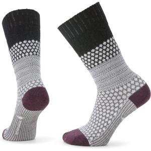 Smartwool Women’s Everyday Cozy Popcorn Cable Crew Socks(Black)