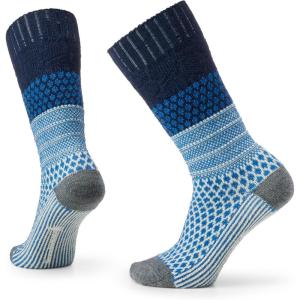 Smartwool Women’s Everyday Cozy Popcorn Cable Crew Socks(Deep Navy)