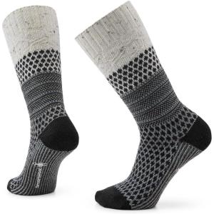 Smartwool Women’s Everyday Cozy Popcorn Cable Crew Socks(Natural Donegal)