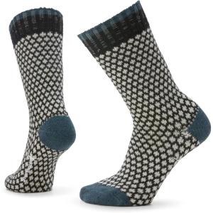 Smartwool Women’s Everyday Cozy Popcorn Polka Dot Crew Socks(Black)