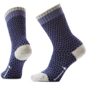 Smartwool Women’s Everyday Cozy Popcorn Polka Dot Crew Socks(Nightfall Blue)