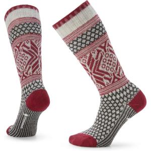 Smartwool Women’s Everyday Cozy Popcorn Snowflake Crew Socks(Ash)