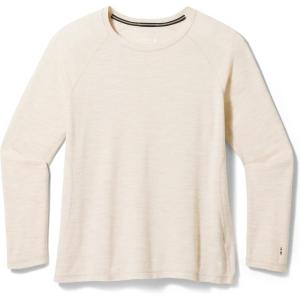 Smartwool Women’s Plus Size Classic Thermal Merino Base Layer Crew(Almond Heather)