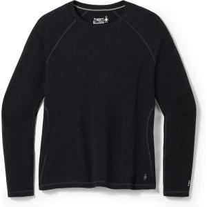 Smartwool Women’s Plus Size Classic Thermal Merino Base Layer Crew(Black)