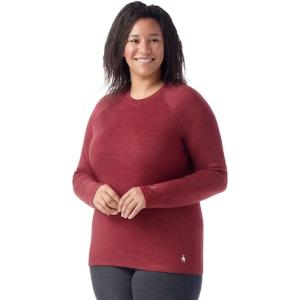 Smartwool Women’s Plus Size Classic Thermal Merino Base Layer Crew(Currant Heather)