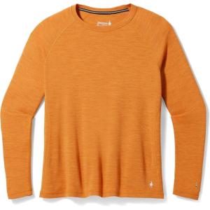 Smartwool Women’s Plus Size Classic Thermal Merino Base Layer Crew(Marmalade Heather)