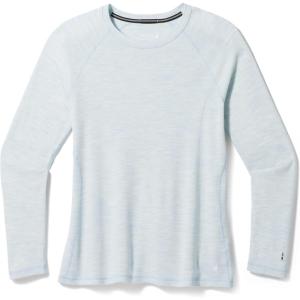 Smartwool Women’s Plus Size Classic Thermal Merino Base Layer Crew(Winter Sky Heather)