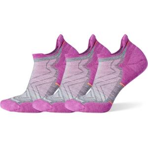 Smartwool Women’s Run Targeted Cushion Low Ankle Socks(Medium Gray-3pk)