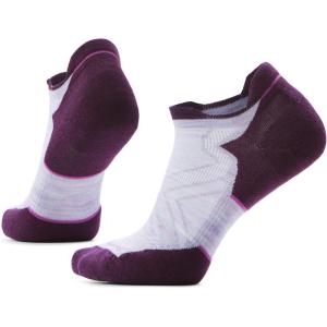 Smartwool Women’s Run Targeted Cushion Low Ankle Socks(Purple/White)