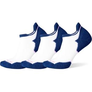 Smartwool Women’s Run Targeted Cushion Low Ankle Socks(White-3pk)