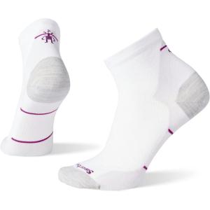 Smartwool Women’s Run Zero Cushion Ankle Socks(White)