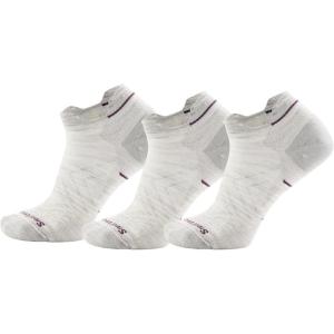 Smartwool Women’s Run Zero Cushion Low Ankle Socks(Ash-3pk)