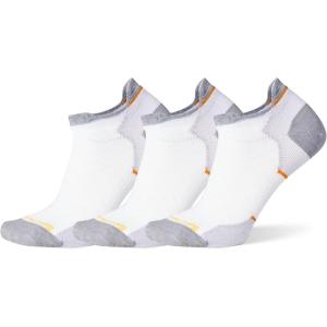 Smartwool Women’s Run Zero Cushion Low Ankle Socks(White-3pk)
