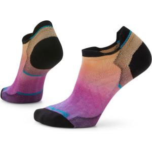 Smartwool Women’s Run Zero Cushion Ombre Print Low Ankle Socks(Tandoori Orange)