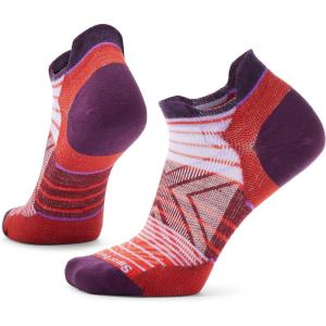 Smartwool Women’s Run Zero Cushion Stripe Low Ankle Socks(Tandoori Orange)