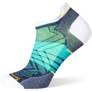 Smartwool Women’s Run Zero Cushion Stripe Low Ankle Socks(White)