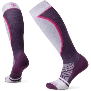 Smartwool Women’s Ski Targeted Cushion Extra Stretch Over The Calf Socks(Purple Iris)