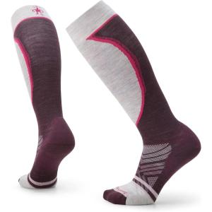 Smartwool Women’s Ski Targeted Cushion Over The Calf Socks(Bordeaux)