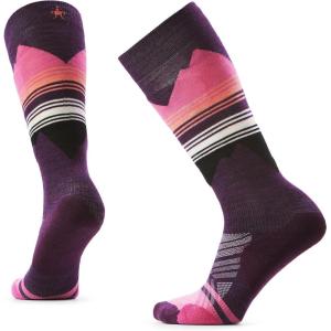 Smartwool Women’s Ski Targeted Cushion Pattern Over The Calf Socks(Purple Iris)