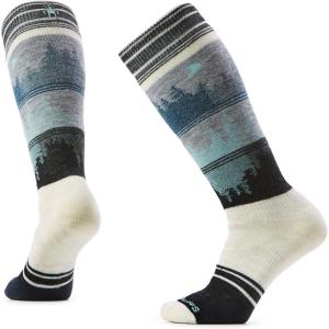 Smartwool Women’s Snowboard Full Cushion Twilight Vista Over The Calf Socks(Moonbeam)