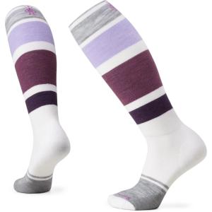 Smartwool Women’s Snowboard Targeted Cushion Over The Calf Socks(White)