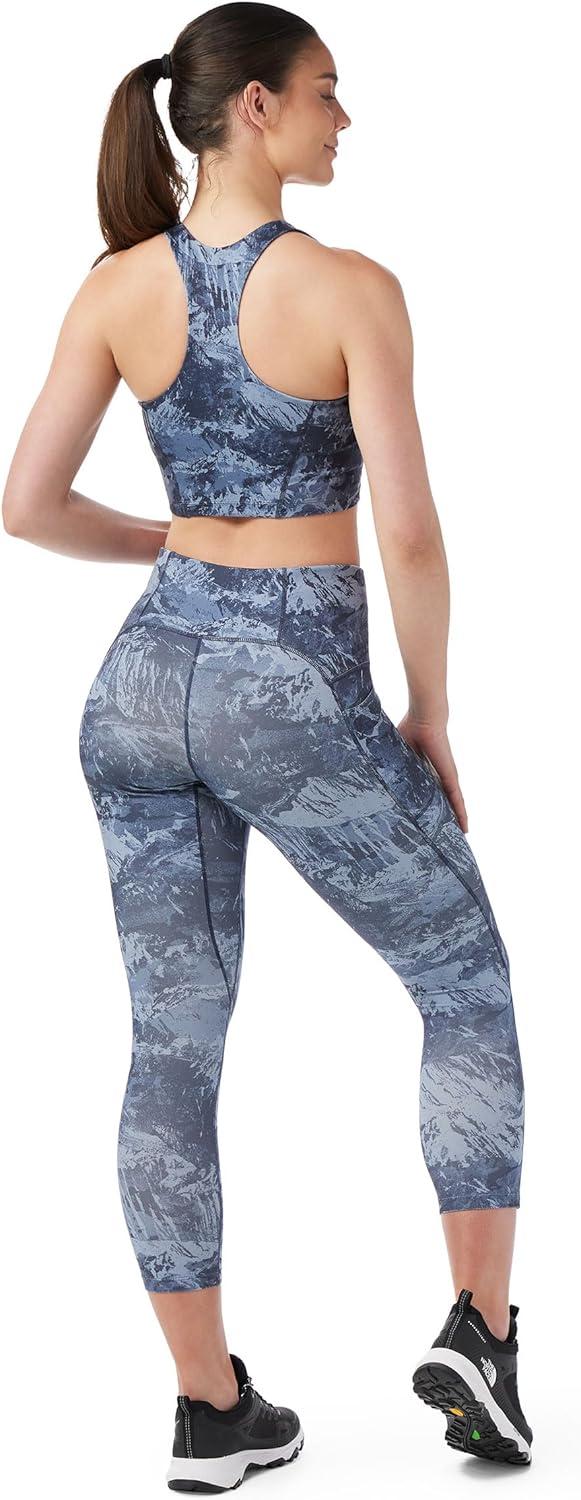 imageSmartwool Womens Active Crop BraNightfall Blue Mountain