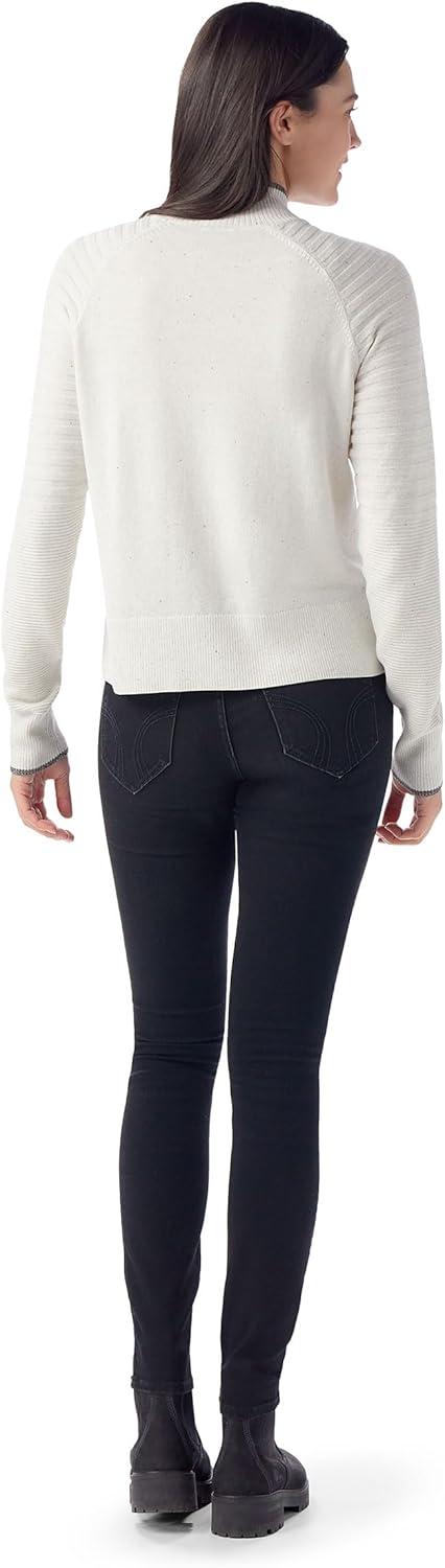 imageSmartwool Womens Edgewood Mock Neck SweaterNatural Donegal