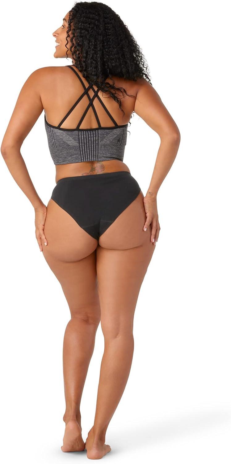 imageSmartwool Womens Intraknit Bikini BoxedBlack