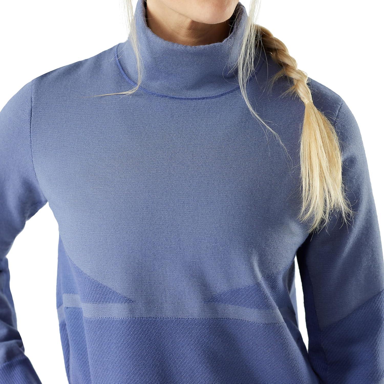 imageSmartwool Womens Intraknit Merino Fleece PulloverNightfall Blue