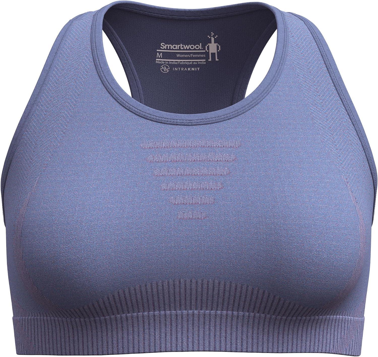 imageSmartwool Womens Intraknit Racerback BraNightfall Blue Heather