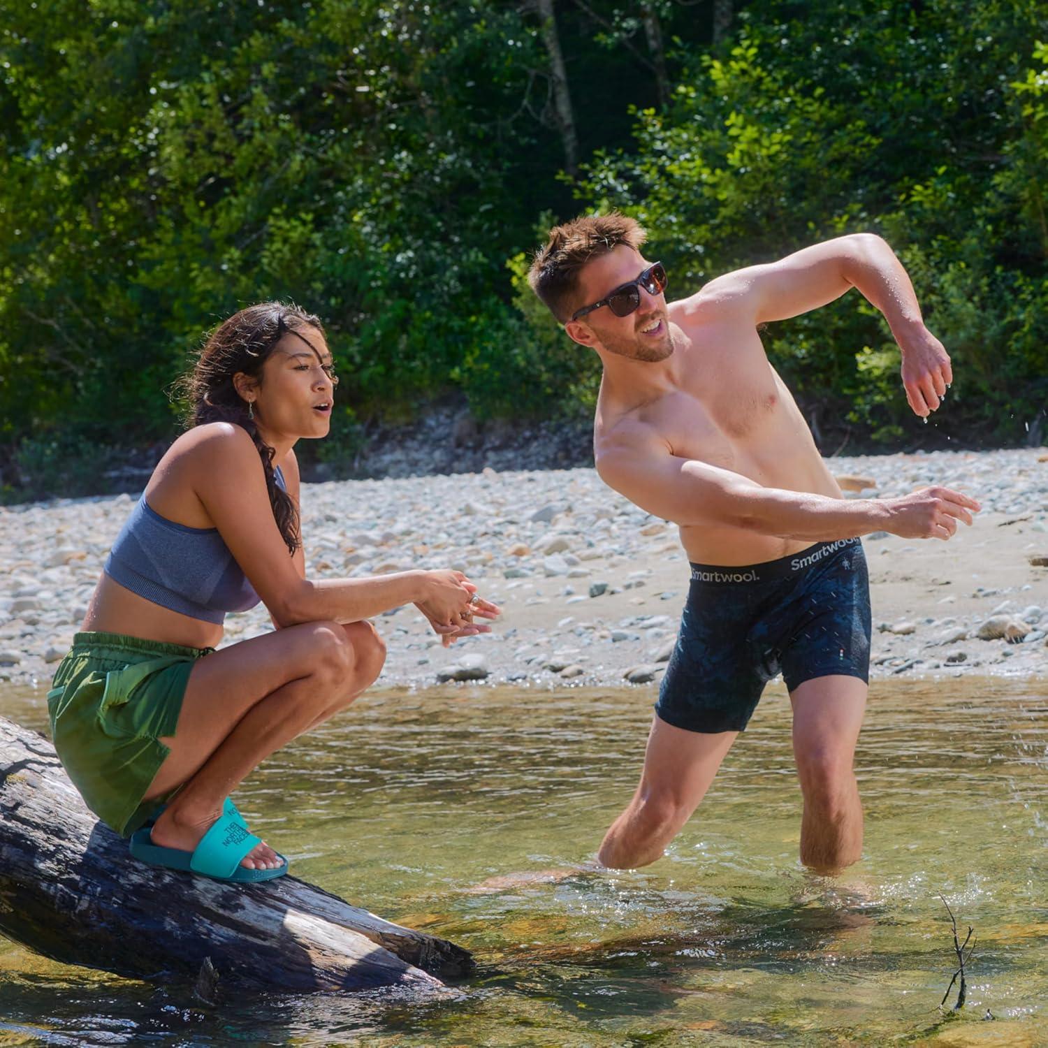 imageSmartwool Womens Intraknit Strappy BraNightfall Blue Heather