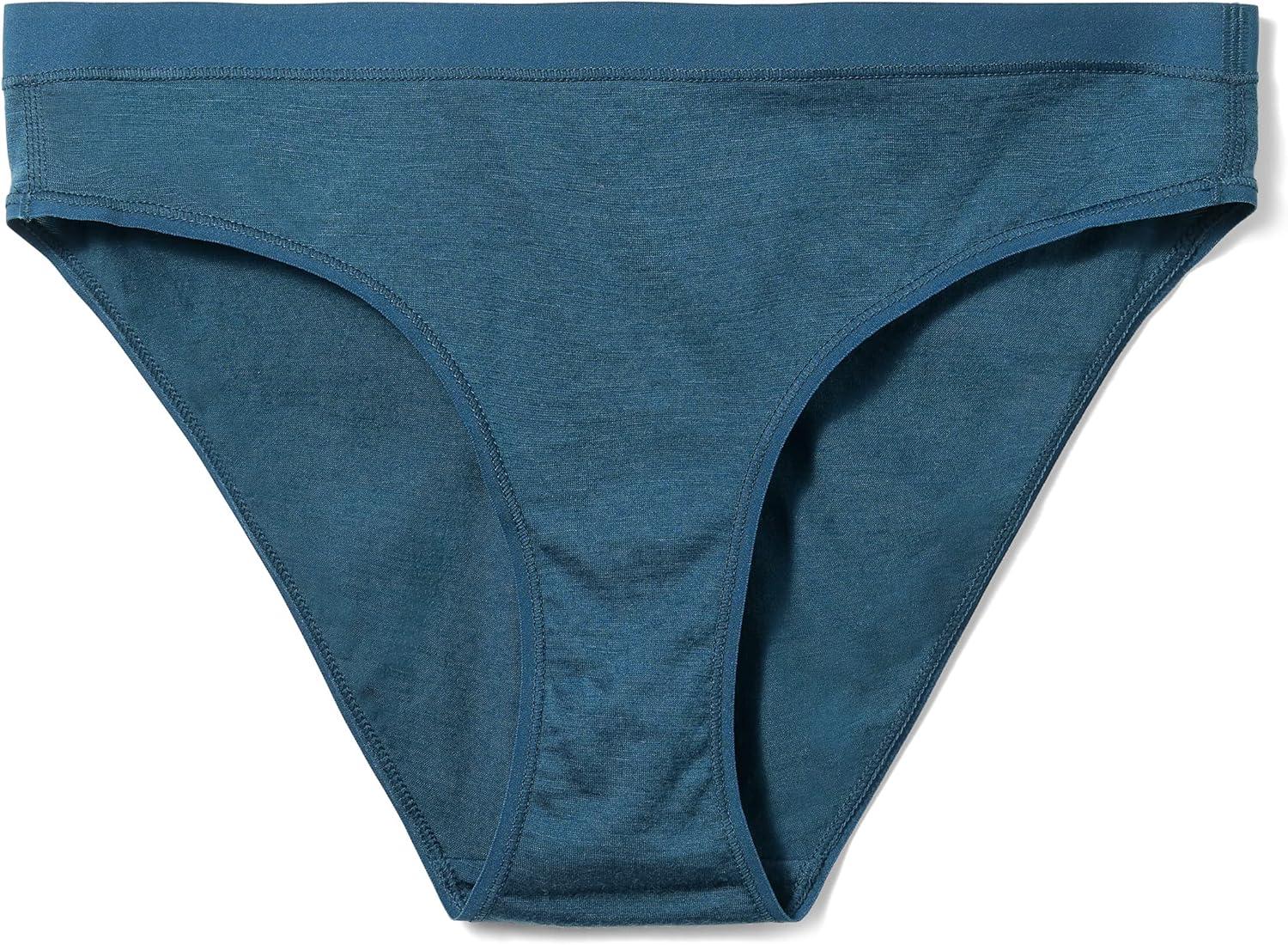 imageSmartwool Womens Merino Bikini Boxed Breathable Merino Wool Jersey Underwear for EverydayTwilight Blue