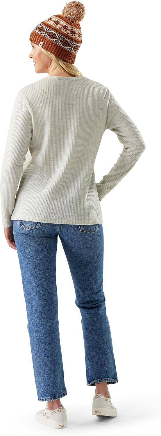imageSmartwool Womens Thermal Merino Rib CrewAsh Heather
