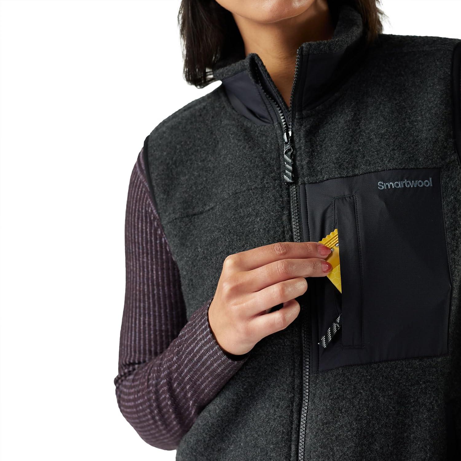 imageSmartwool womens Second Cut Fleece VestCharcoal