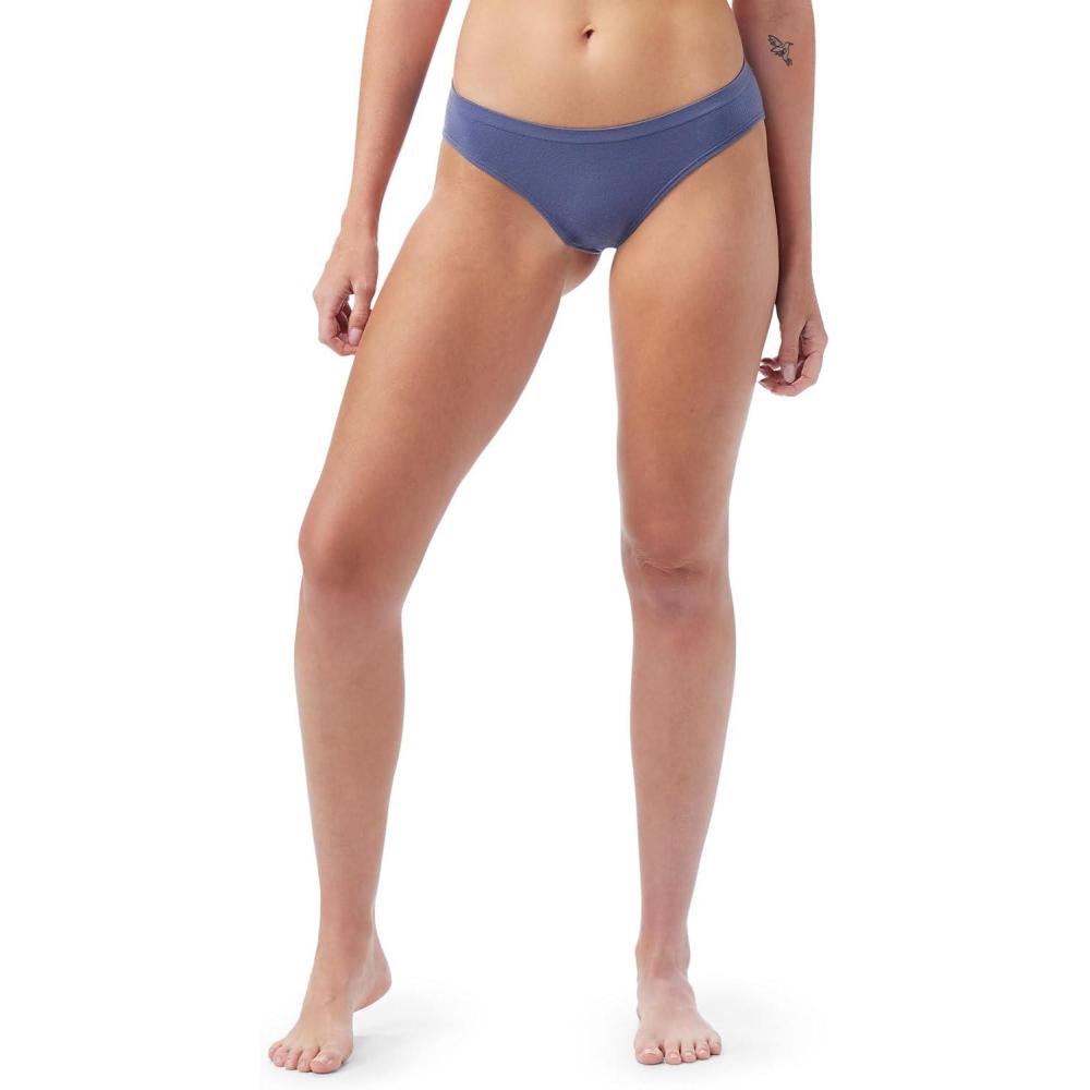 imageSmartwool Womens Intraknit Bikini BoxedNightfall Blue