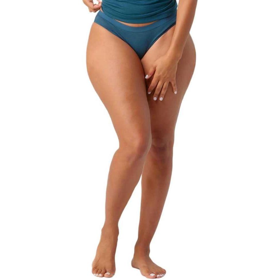 imageSmartwool Womens Merino Bikini Boxed Breathable Merino Wool Jersey Underwear for EverydayTwilight Blue