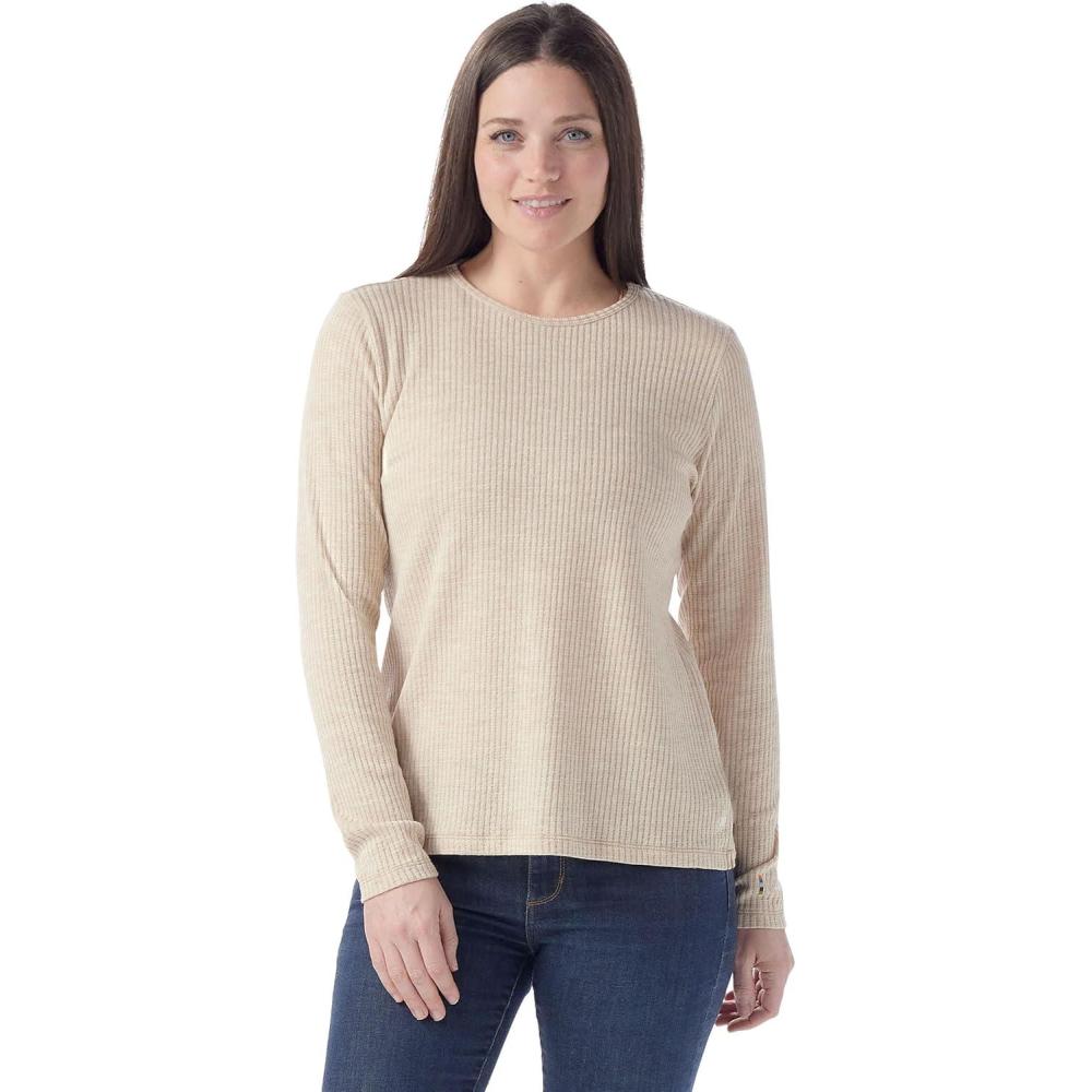 imageSmartwool Womens Thermal Merino Rib CrewToasted Coconut Heather
