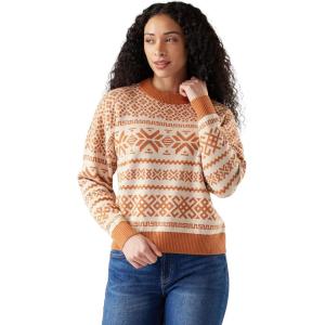 Smartwool Women’s Edgewood Heritage Crew Sweater(Terracotta)